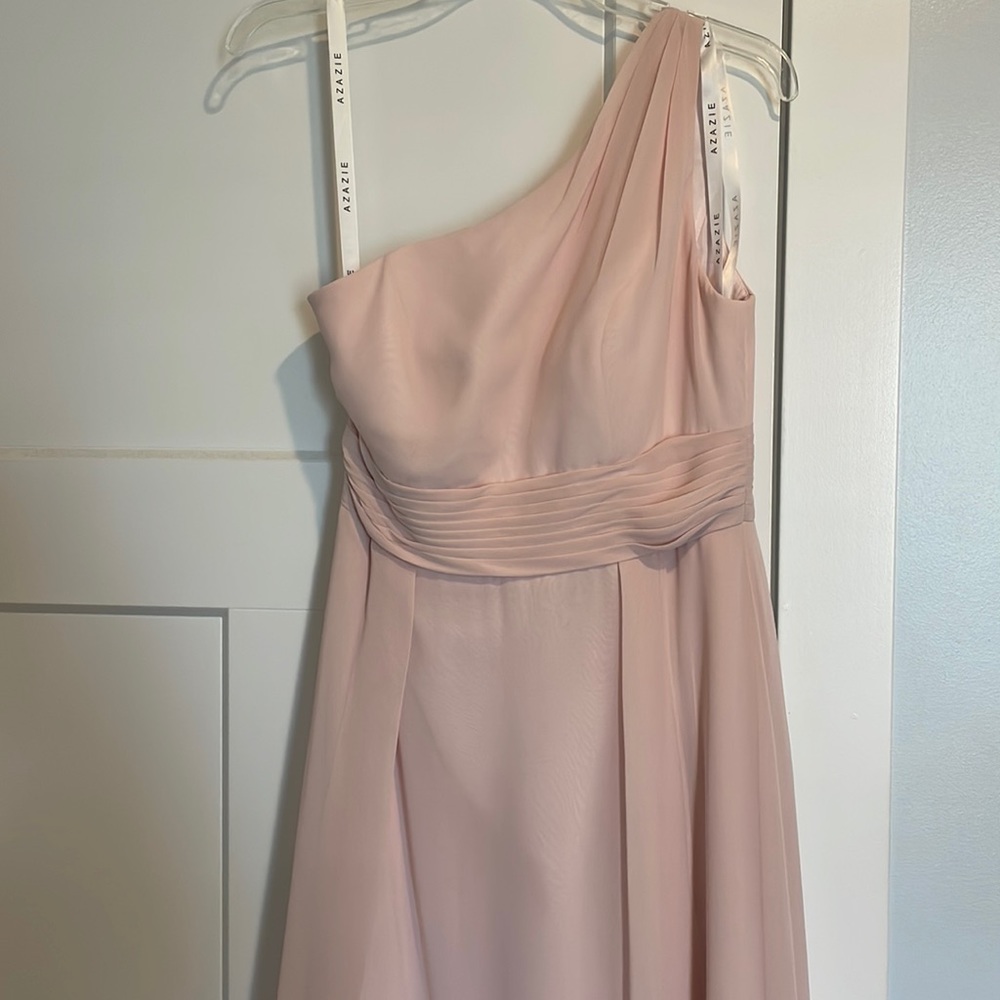 Azazie Dallas One-Shoulder Chiffon Floor Length Dress